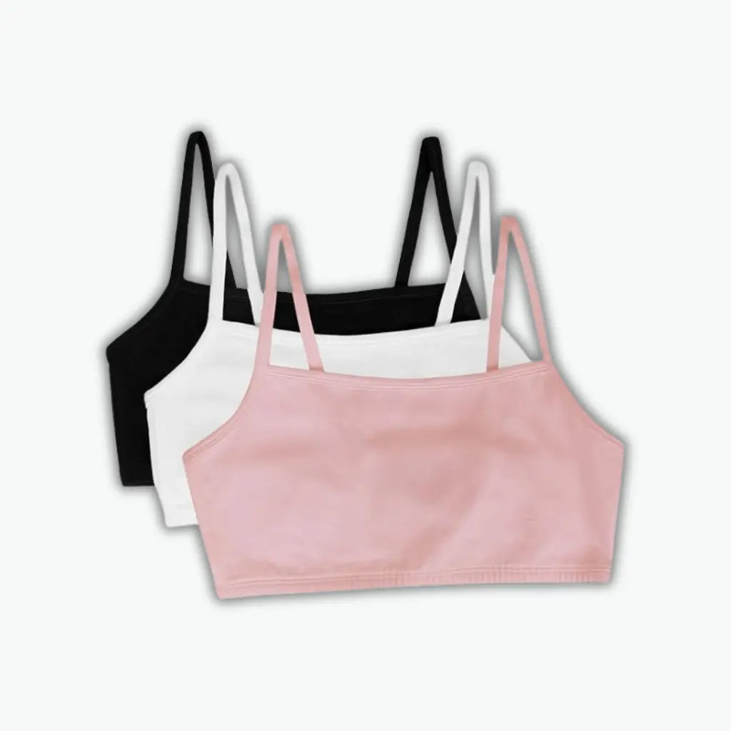 Breathable cotton sports bra