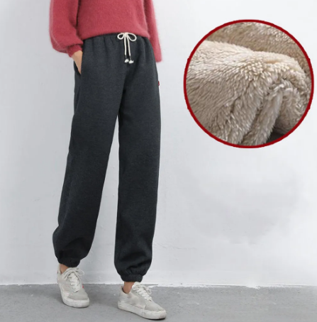 Women's Winter Fleece Leggings: Plus-Size Thick Trousers