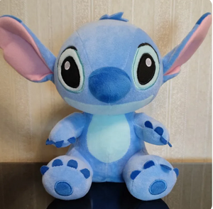 Hot Disney Cartoon Blue Pink Stitch Plush Dolls Anime Toys