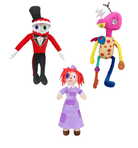 The Digital Circus: Pomni and Jax Plush Toys