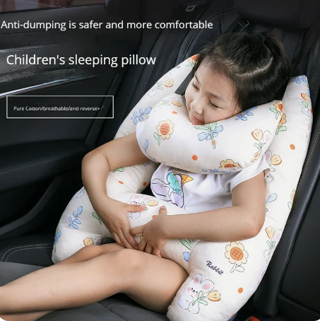 Adjustable Car Seat Neck Pillow for Comfortable Travel