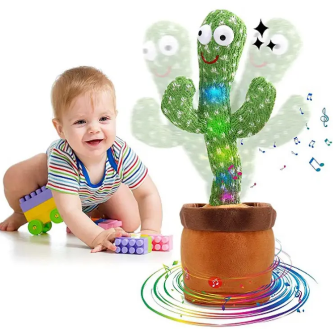 Talking Cactus Baby Toy Dancing Cactus Repeats What You say