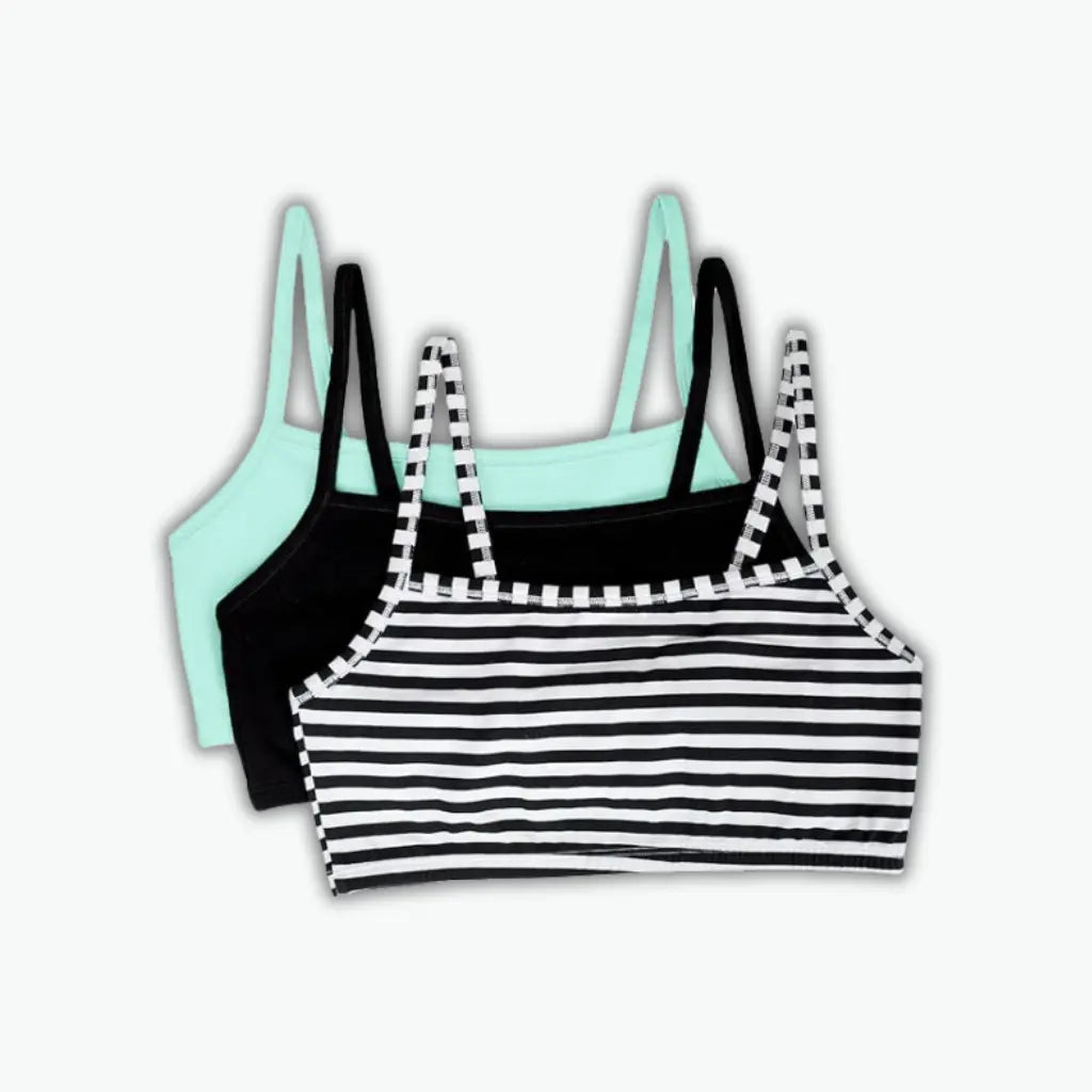 Soft cotton sports bra