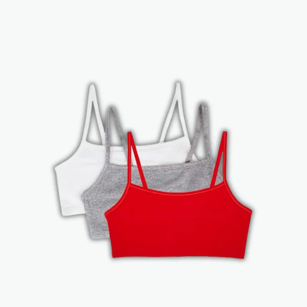 Stretchy cotton sports bra