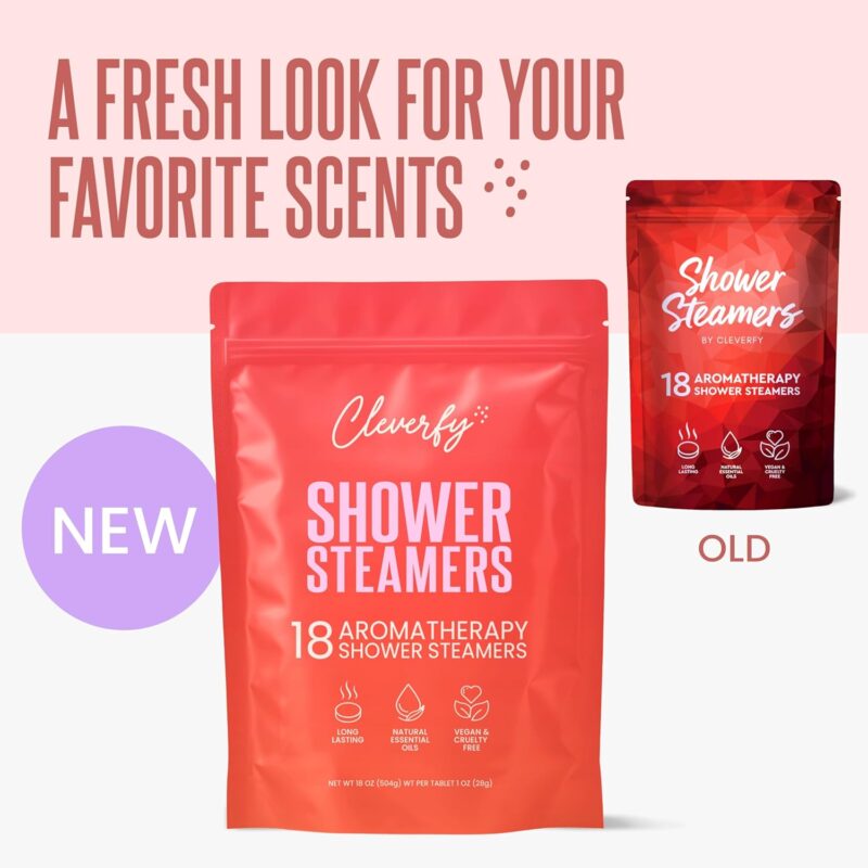 Cleverfy Shower Steamers Aromatherapy for Women and Men – Self-Care Shower Bombs for Stress Relief and Relaxation – 18 Tablets - Image 4
