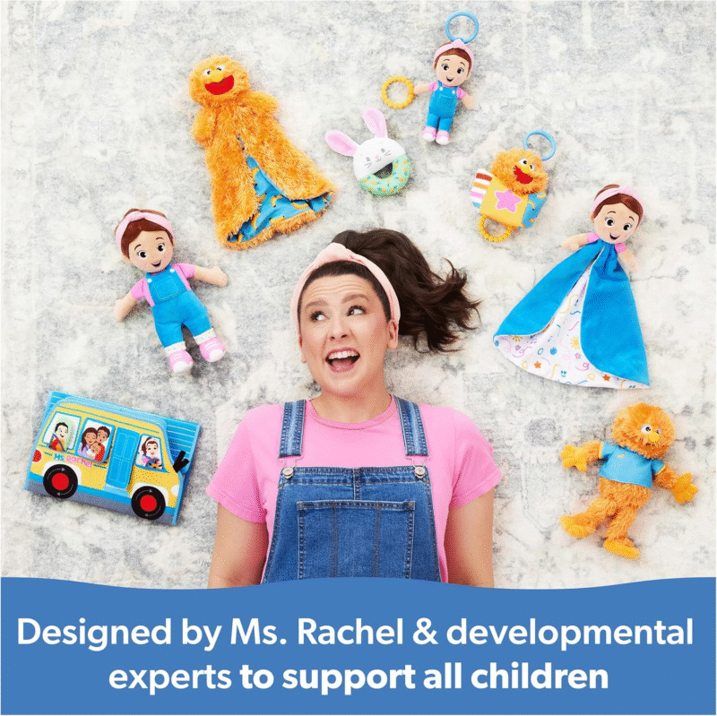 Ms. Rachel Speak & Sing Doll 16” Tall Interactive Toy with 4 Songs & 16+ Phrases, Toddler Toys for Girls & Boys Ages 6 Months to 3+ Years - Image 7