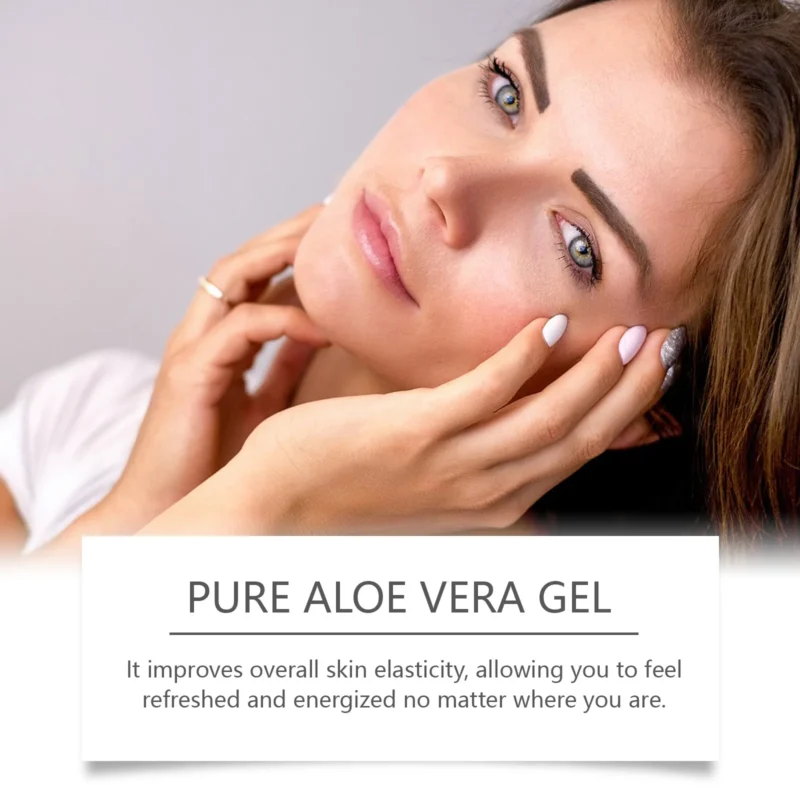 Oceaura Alore Vera Skin Care Gel Daily Moisturize Improve Skin Texture Repair Sunburn Skin Soothing Relief Redness Aloe Vera Gel - Image 2