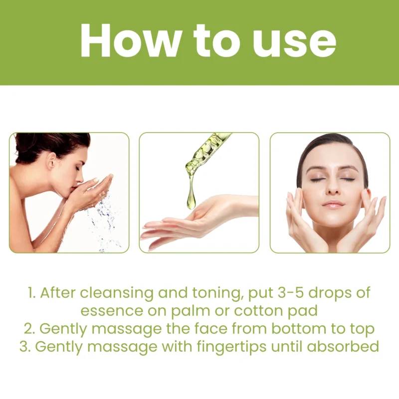 EELHOE Sea Grape Polypeptide Facial Essence Fade Fine Line Anti-wrinkle Firming Skin Lifting Moisturizing Booster Face Serum - Image 4