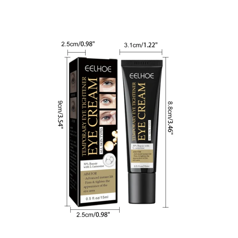 Instant Firming Eye Cream Firming Skin Around Eyes Reduce Dark Circles Eye Bags Moisturizing Eye Massage Cream Skin Care 15ml - Image 6