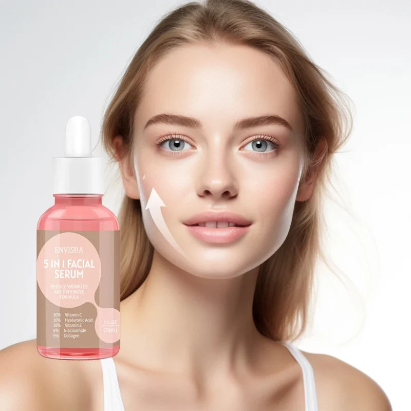 Face Serum Skin Care Collagen Hyaluronic Acid Anti-Aging Wrinkle Whitening Moisturizing Exfoliating Shrink Pores Niacinamide - Image 3