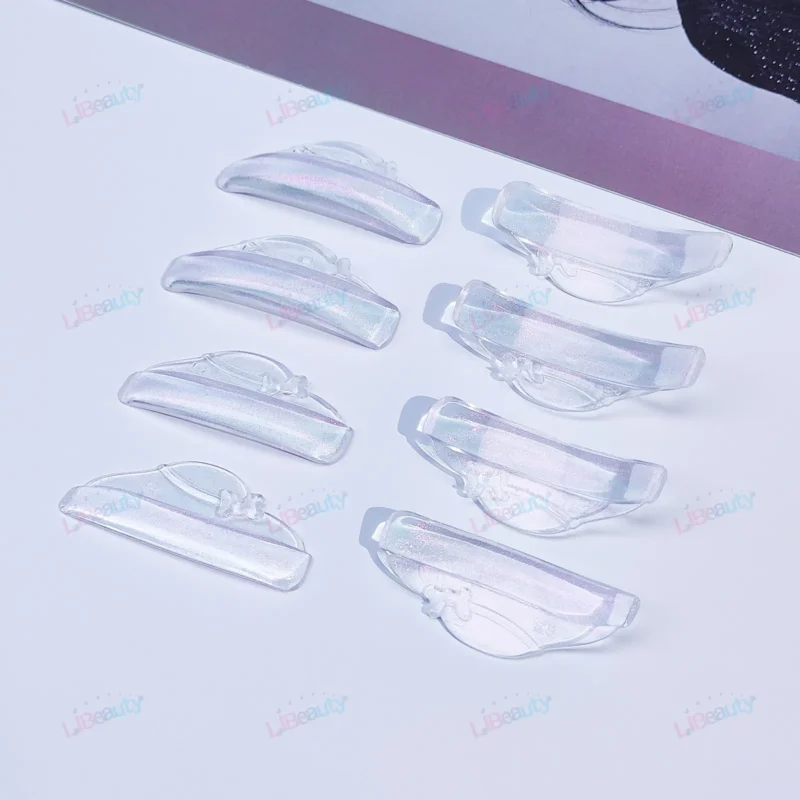 Libeauty 4 Pair Silicone Eyelash Perm Rod Lashes Rods Shield Lash Lift Pads Eyelash Perm Curler Accessories Makeup Tools - Image 2