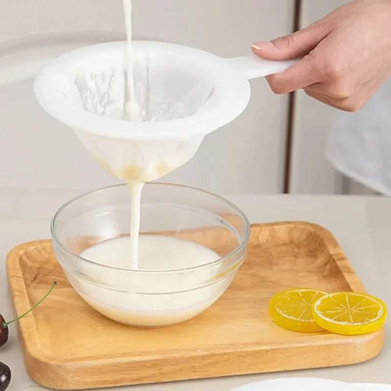 1pc Nylon Filter Mesh Ultra-fine 100/200/400 Mesh Strainer Sieve Spoon Soybean Milk Filter Juice Coffee Strainers Kitchen Gadget - Image 2