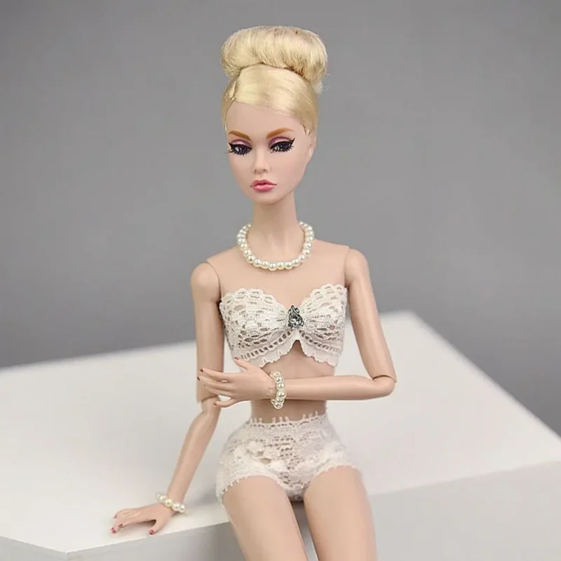 Adorable 1/6 BJD Doll Pearl Necklace Bracelet Girls Pretend Play Toy New Vinyl Baby Toy DIY Doll Accessories Children - Image 6