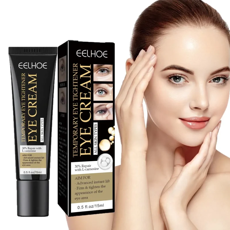 Instant Firming Eye Cream Firming Skin Around Eyes Reduce Dark Circles Eye Bags Moisturizing Eye Massage Cream Skin Care 15ml