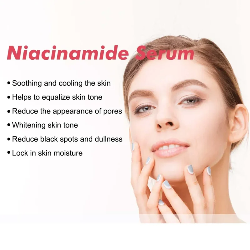 Peach 70% Niacinamide Facial Serum Brightening Skin Care Moisturzing Shrink Pores Smooth Fade Melanin Dark Spot Remover Serum - Image 3