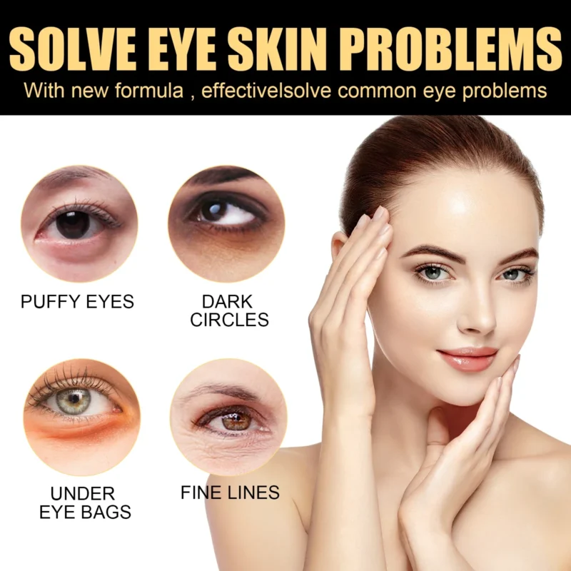 Instant Firming Eye Cream Firming Skin Around Eyes Reduce Dark Circles Eye Bags Moisturizing Eye Massage Cream Skin Care 15ml - Image 5