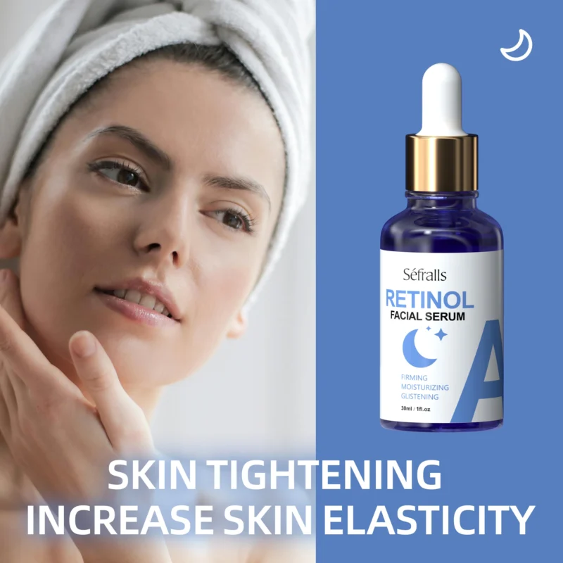 Séfralls RETINOL & VITAMIN C Serum 2PCS Set Comfortable Mild Texture Suitable for Different Skin Types Morning VC Night VA - Image 3