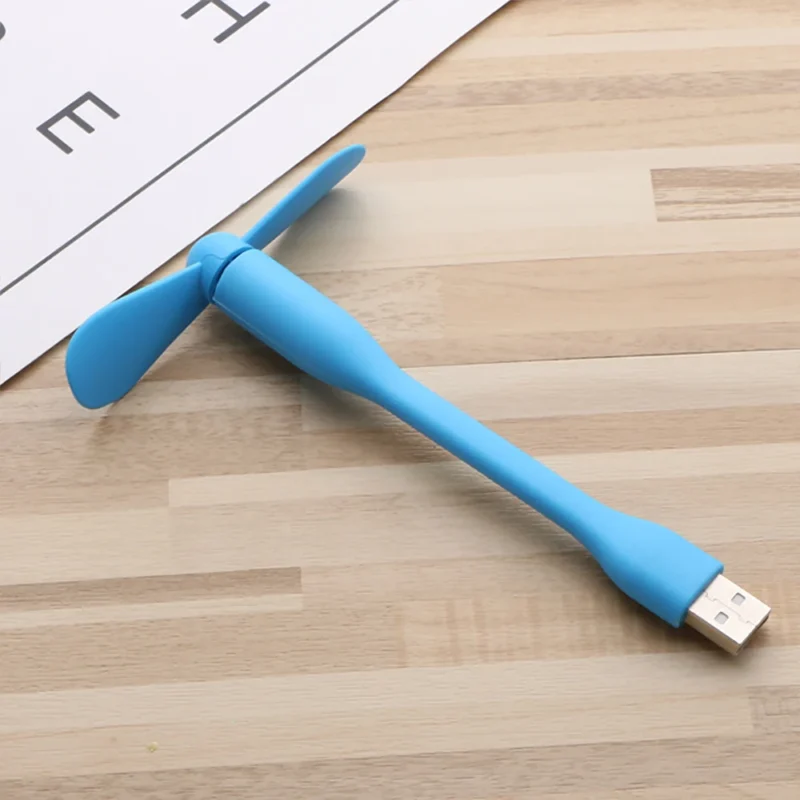 1PC Mini USB Fan Portable Flexible Cooler Bendable Fan for PC Laptop Charger Summer Travel Gadgets Cool Small Fan - Image 3