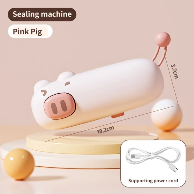 Handheld Portable Mini Sealing Machine Rechargable 2-in-1 Bag Sealer Snack Bag Heat Sealing Machines Food Bag Sealer Gadget - Image 2