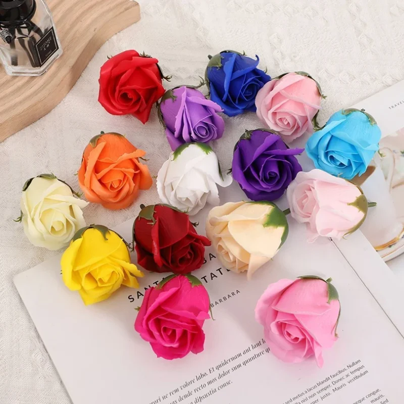 Soap Roses Flower Wedding Wall Home Garden Wreath Decor Festival Party Diy Gift Box Bride Bouquet Wrist Flower Accessories Cheap - Image 6