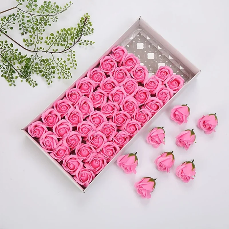 Soap Roses Flower Wedding Wall Home Garden Wreath Decor Festival Party Diy Gift Box Bride Bouquet Wrist Flower Accessories Cheap - Image 2
