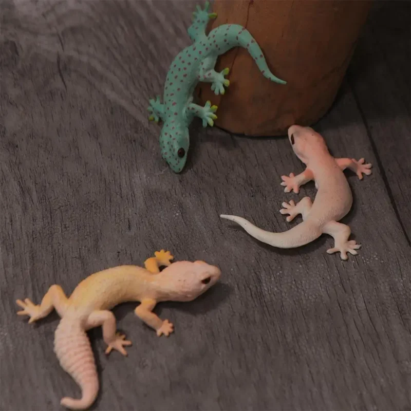 Lizard Toy Reptile Figure Animal Toys Realistic Fake Lizards Action Model Gecko Kids Rubber Prop Figurine Party Favors Figures - Image 2