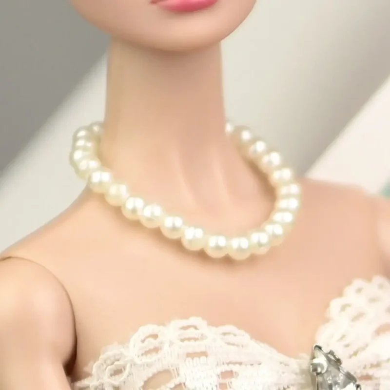 Adorable 1/6 BJD Doll Pearl Necklace Bracelet Girls Pretend Play Toy New Vinyl Baby Toy DIY Doll Accessories Children - Image 2