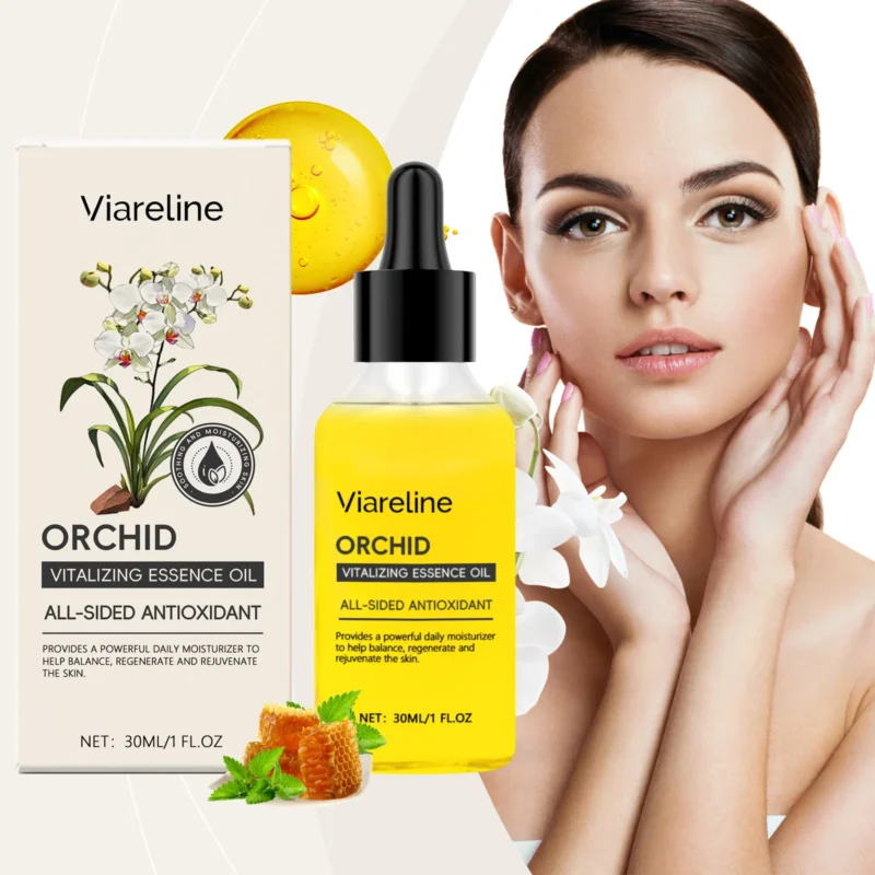 Viareline 30ml Orchid Essence Moisturizing Essential Oil Nourishing Moisturizing Skin Care Summer Skin Care Products - Image 4