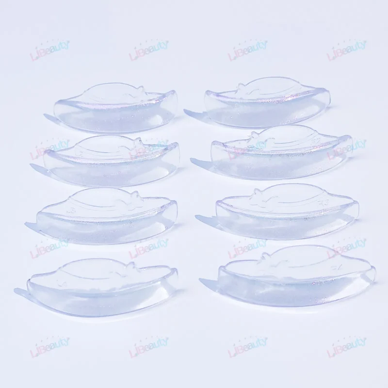 Libeauty 4 Pair Silicone Eyelash Perm Rod Lashes Rods Shield Lash Lift Pads Eyelash Perm Curler Accessories Makeup Tools - Image 4