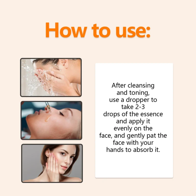 Vitamin C Facial Serum Reduces Fine Lines and Brightens Skin Naturally Without Added Retinol, Jojoba Oil Facial Care Products - Image 5