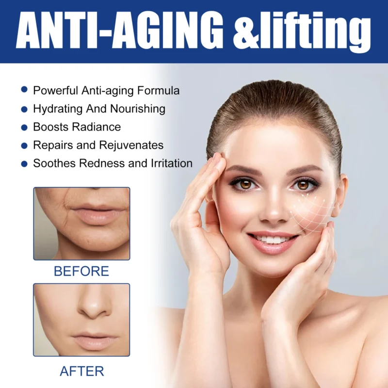 Blue Copper Peptide Serum Set Collagen Boosting Facial Essence for Firming & Anti-Aging, Hydrating Skin Treatment, Face Care - Image 2