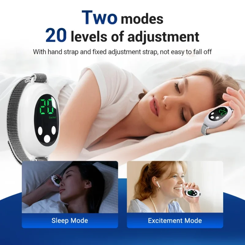 New Microcurrent Sleep Aid Device EMS Sleep Aid Machine Sleep Instrument for Insomnia Stress Anxiety Relief Palm Pulse Massager - Image 3
