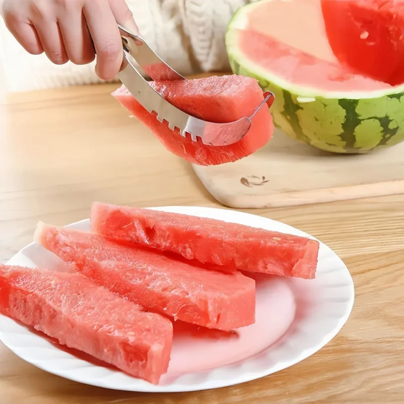 Kitchen Windmill Watermelon Cutter Stainless Steel Artifact Salad Fruit Slicer Cutter Tools Watermelon Digger Accessories Gadget - Image 2