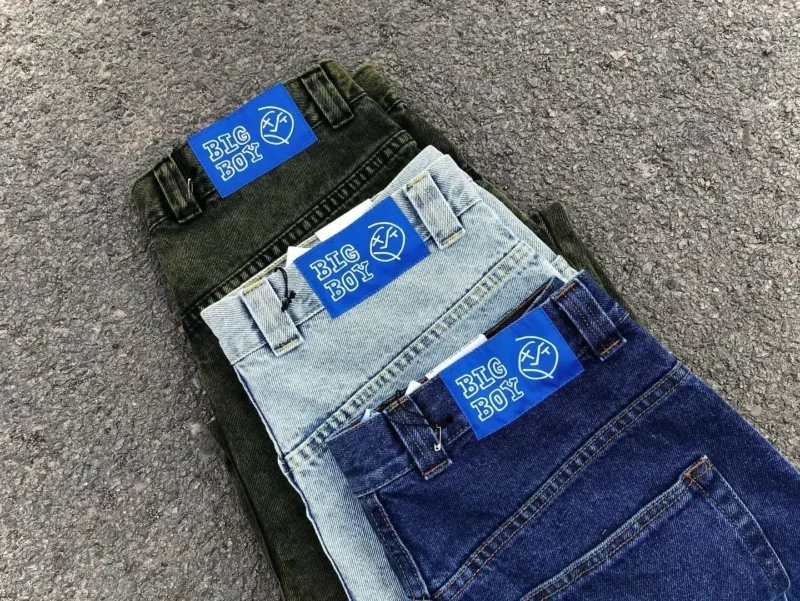 Y2K high quality embroidered shorts for women retro hip hop cartoon streetwear blue denim fitness shorts men basketball shorts