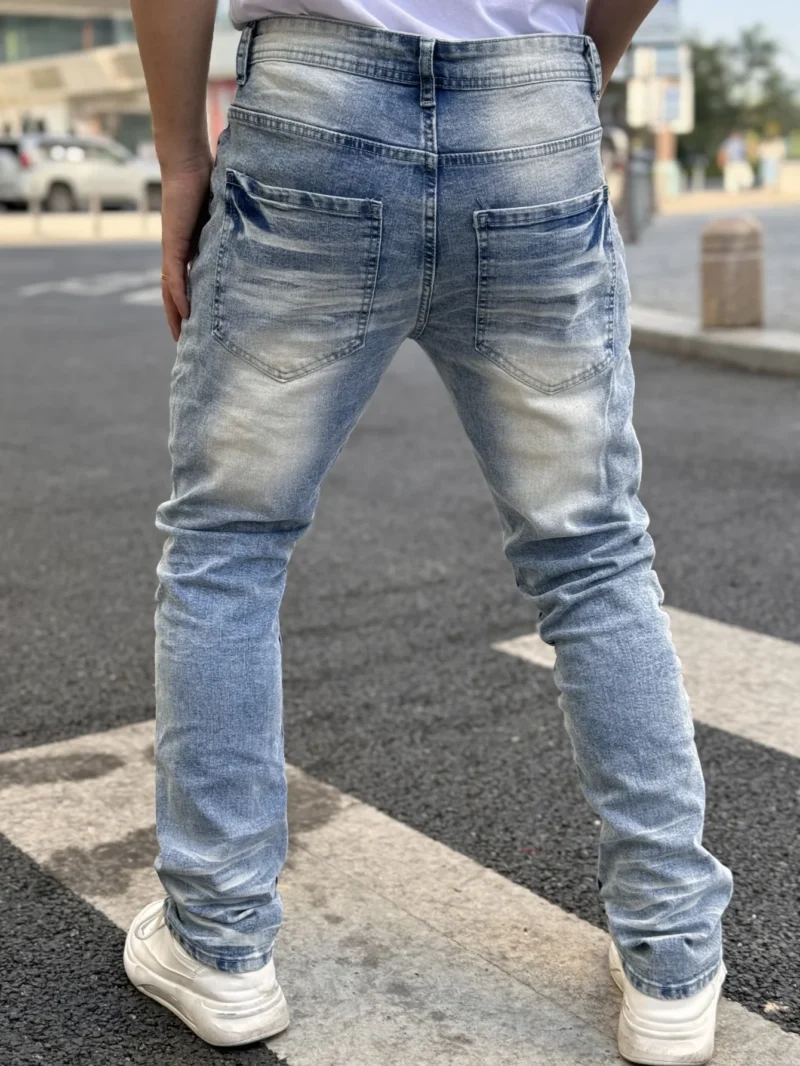 New Men's Denim Jeans for 2025 Breathable and Refreshing Retro styled for Streetwear Versatile and Suitable for All Occasions - Image 2