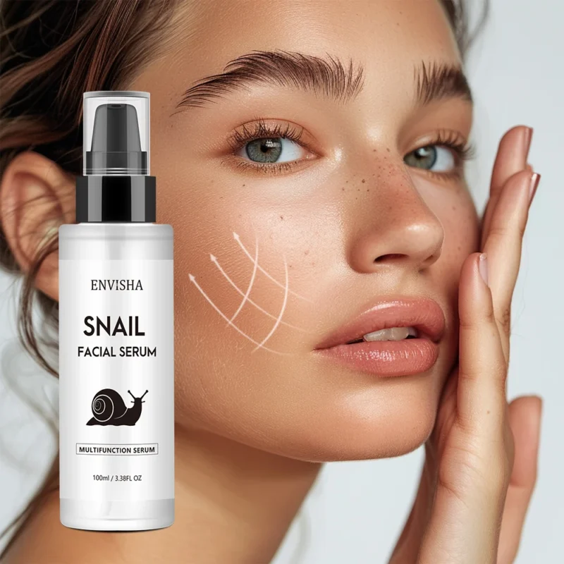 ENVISHA Snail Collagen Face Serum Facial Skin Care Anti-aging Wrinkle Moisturizing Whitening Firming Skin Essence Shrink Pores - Image 2