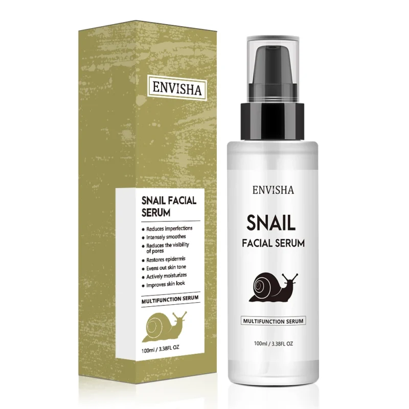 ENVISHA Snail Collagen Face Serum Facial Skin Care Anti-aging Wrinkle Moisturizing Whitening Firming Skin Essence Shrink Pores - Image 6