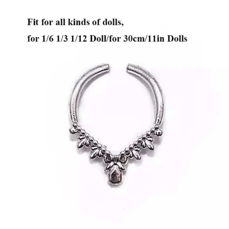 Doll Earring Necklaces Crowns Bracelet Jewelry Clothes Accessories for 1/6 1/3 1/12 Doll Baby Girl Gift Doll Colthes Decorations - Image 6