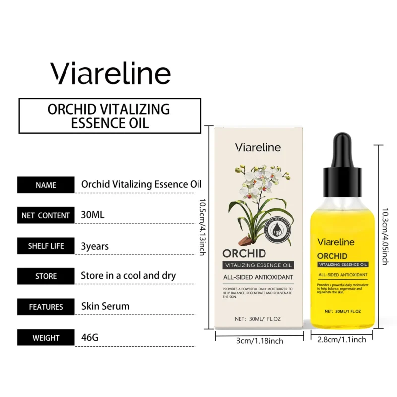 Viareline 30ml Orchid Essence Moisturizing Essential Oil Nourishing Moisturizing Skin Care Summer Skin Care Products - Image 6