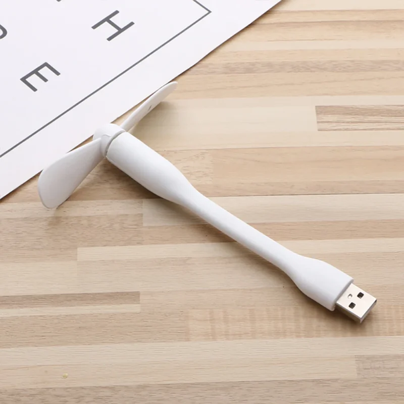 1PC Mini USB Fan Portable Flexible Cooler Bendable Fan for PC Laptop Charger Summer Travel Gadgets Cool Small Fan - Image 5