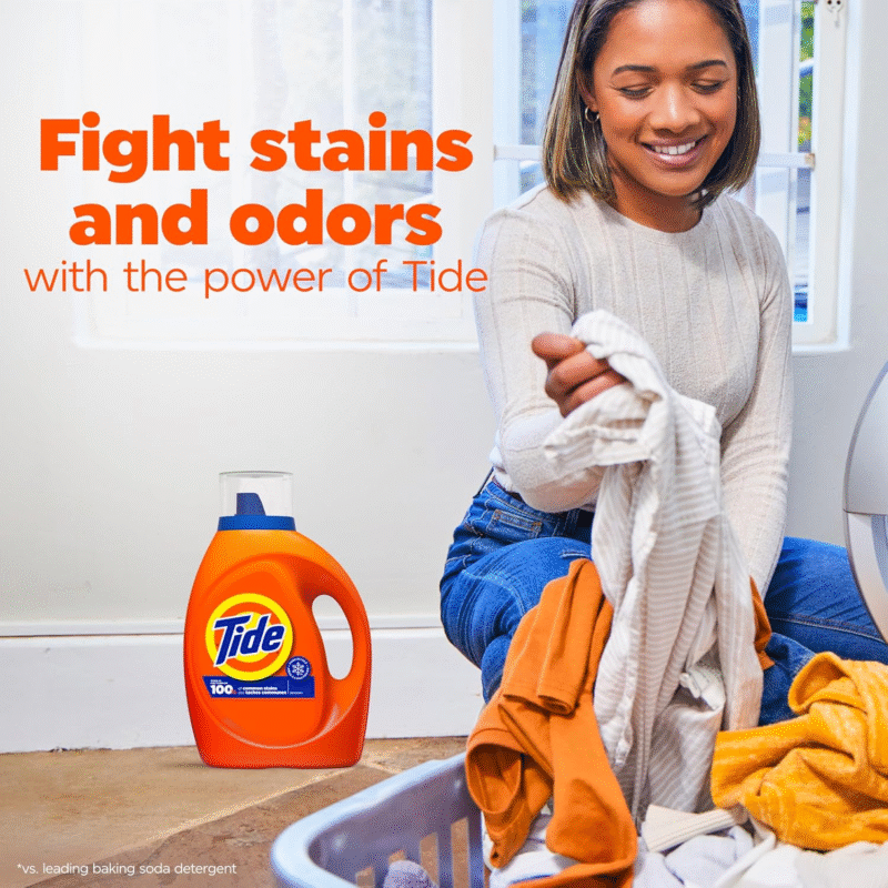 Tide Liquid Laundry Detergent, Original, 64 loads, 84 fl oz, HE Compatible (Packaging May Vary) - Image 5