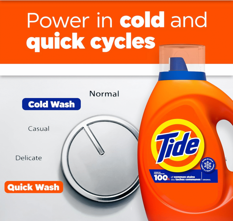 Tide Liquid Laundry Detergent, Original, 64 loads, 84 fl oz, HE Compatible (Packaging May Vary) - Image 7